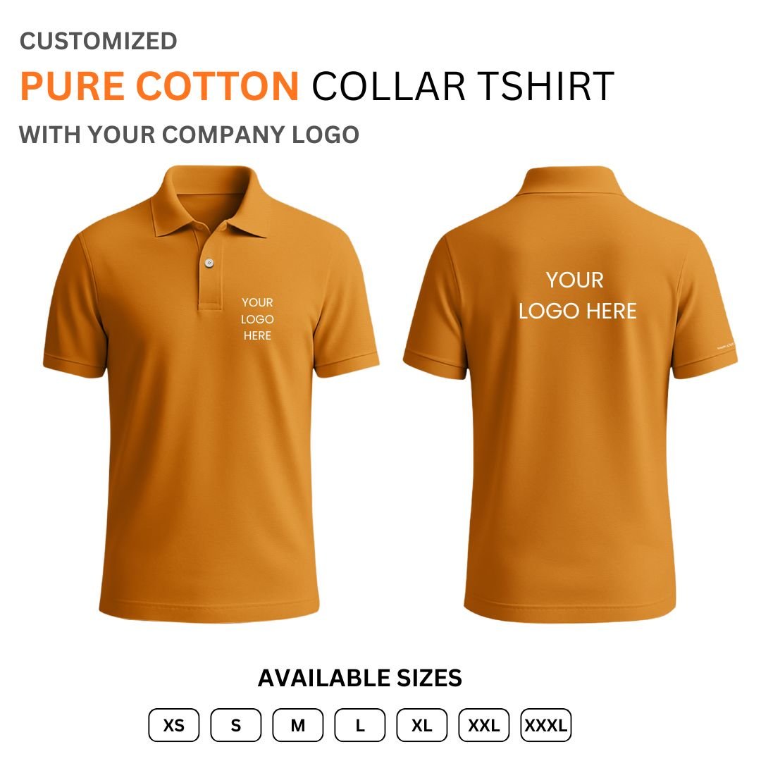 Unisex Polo Neck Pure Cotton T-Shirt – 100% Cotton | Everyday Comfort