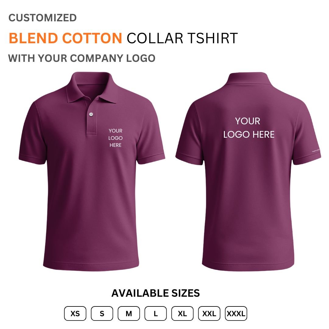 Unisex Polo T-Shirt – Blended Cotton 230 GSM | Durable & Comfortable
